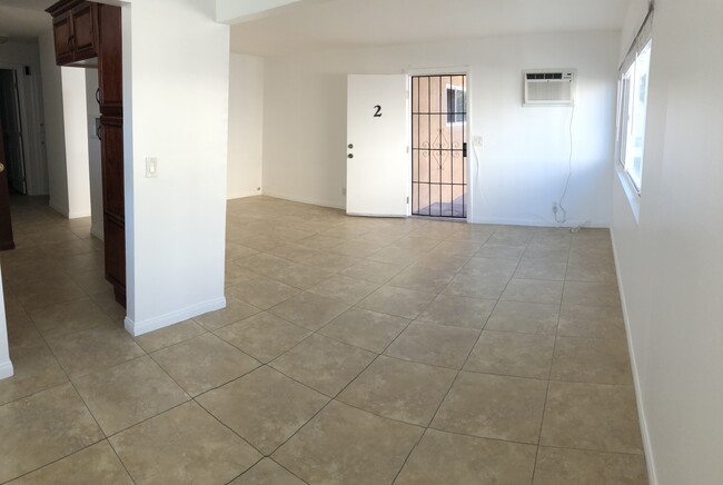 view from dining room toward living room - 1214 N Park Western Dr