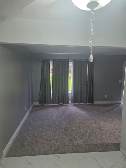 Living room from dining room - 1095 Green Meadows Dr
