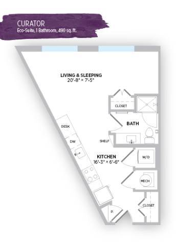Floorplan - Icon at Gallerie