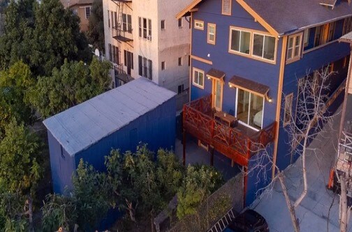 View of entire unit and deck. - 1334 Pennsylvania Ave