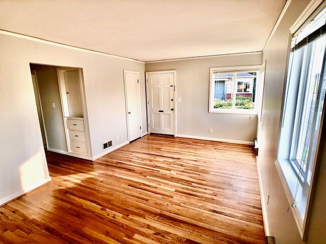 Living Room and front door - 7222 East Burnside