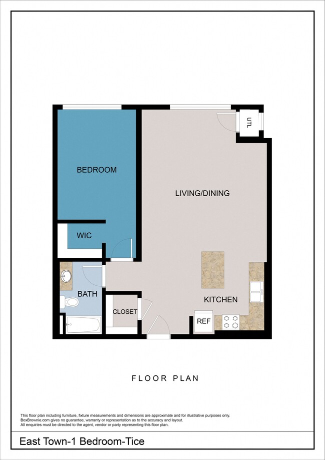 Floorplan - East Town Apartments