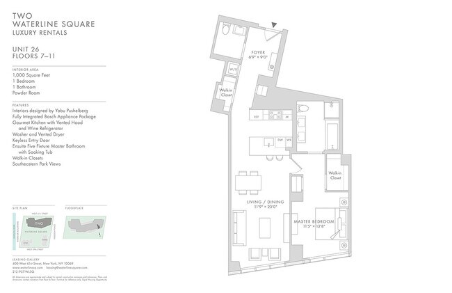 Floorplan - Waterline Square
