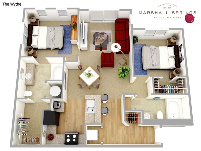 Floorplan - Marshall Springs at Gayton West
