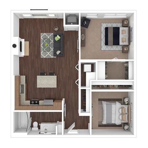 Floorplan - 2626 South Side Flats