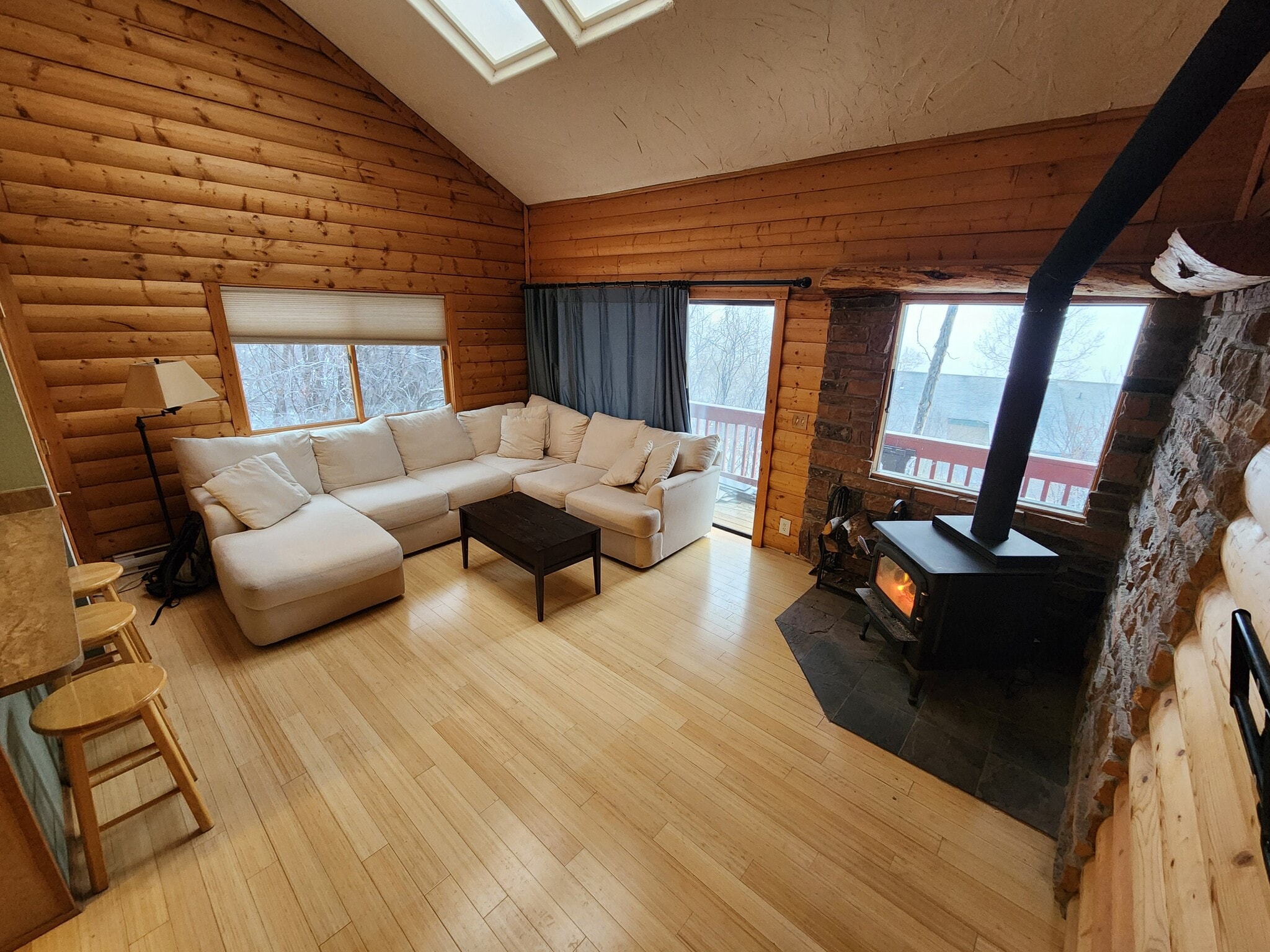 Living Room and Sliding Door to Back Deck - 23045 Schussmark Trl