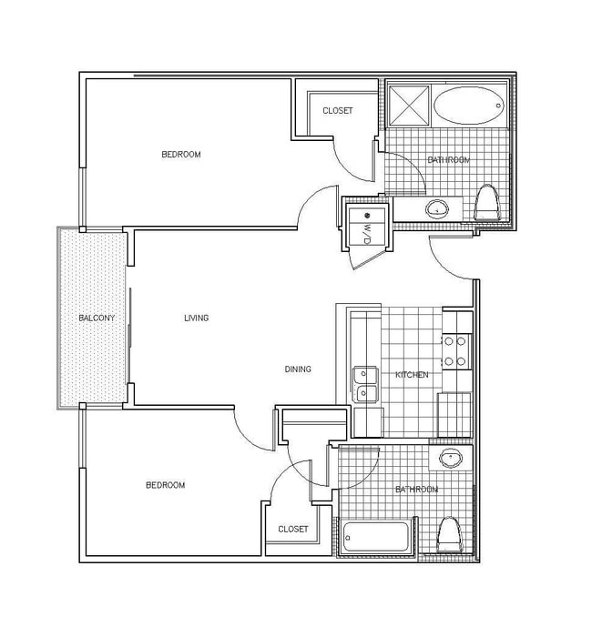 San Remo 2x2 floor plan PR SM San Remo LLC - PR SM San Remo LLC