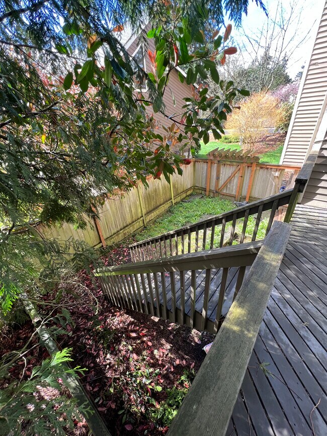 Fully Fenced Side Yard - 15511 45th Pl W