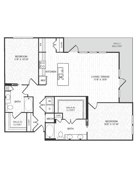 Floorplan - Moda Apartments
