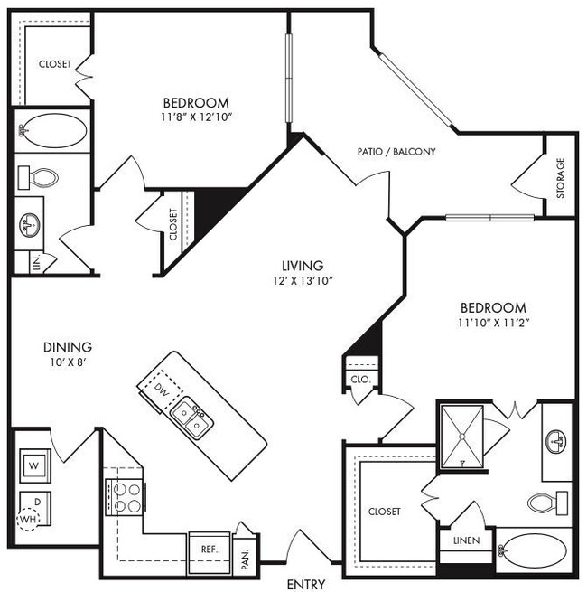 Floorplan - The Mark at Midtown Park