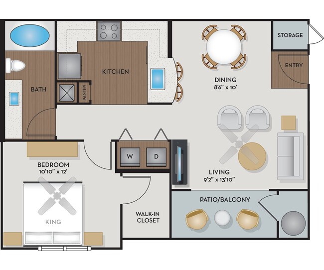 Floorplan - Settlers Ridge Apartments