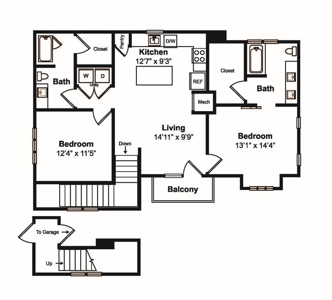 Floorplan - Yaupon by Windsor