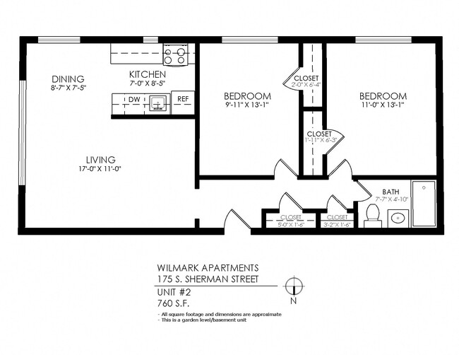 Floorplan - Wilmark Apartments