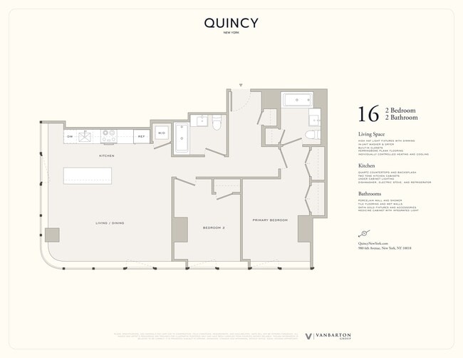 2 Bed 2 Bath - Quincy