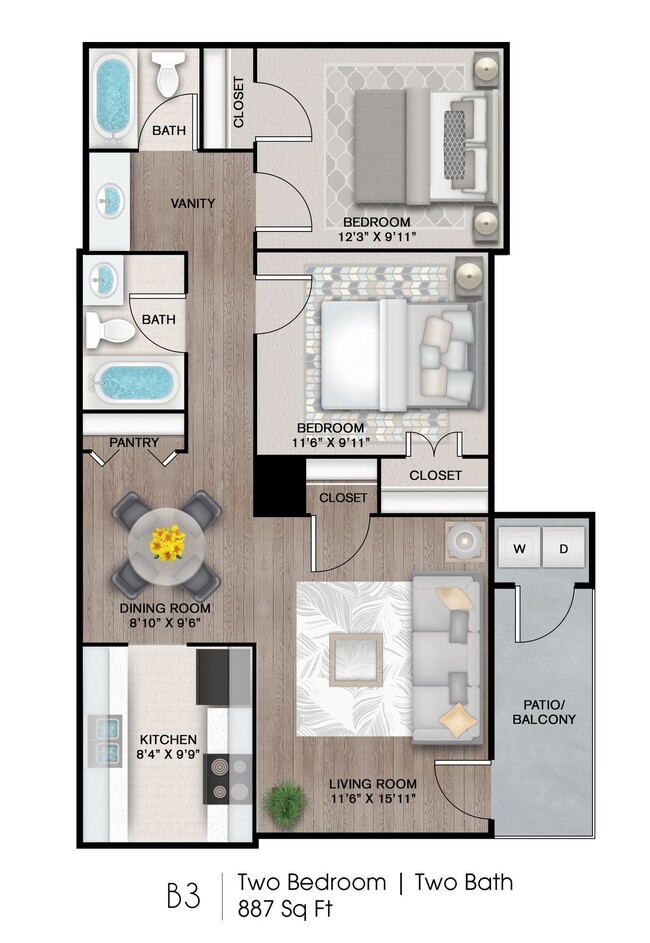 Floorplan - The Greens on 5th