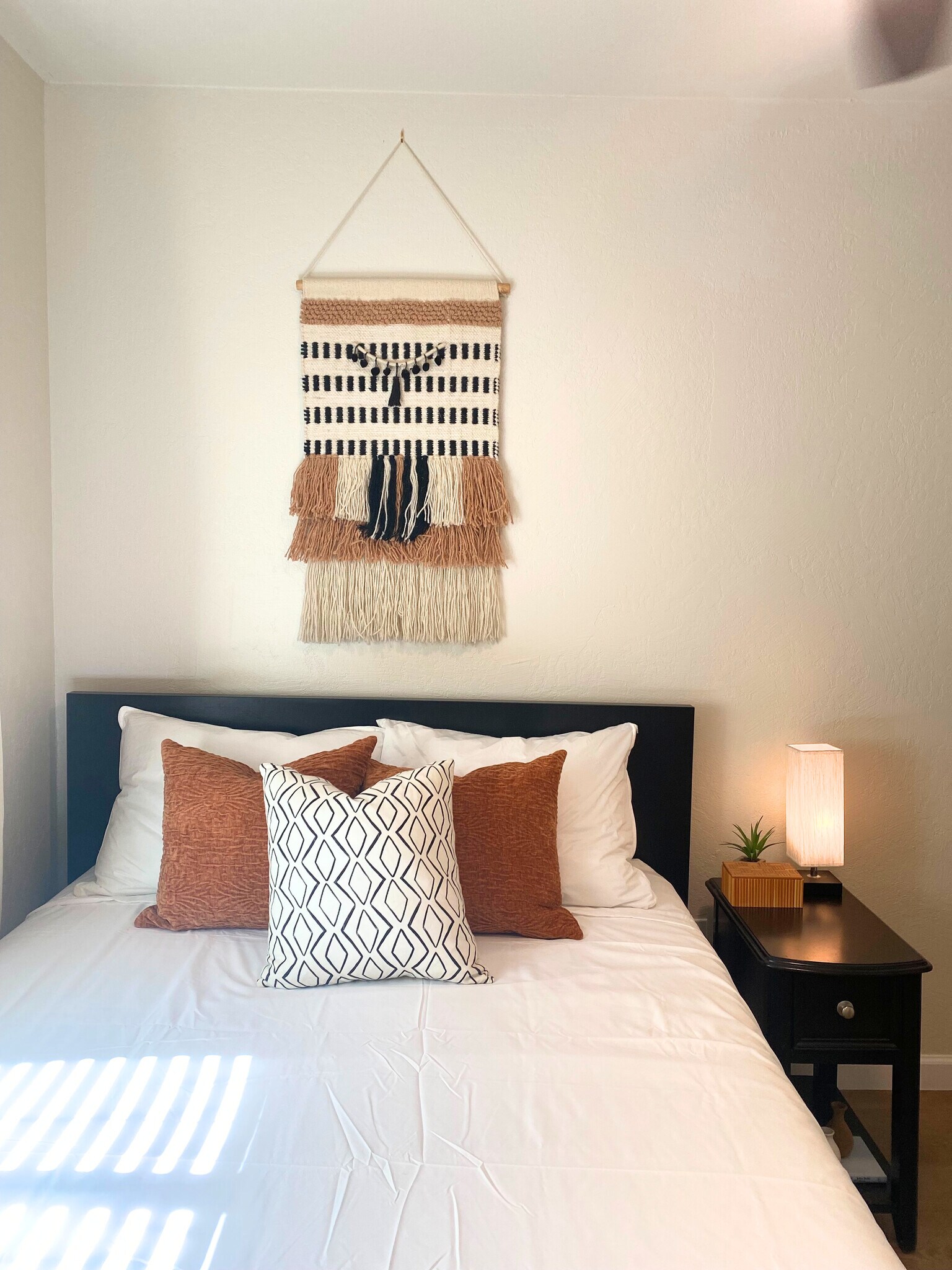 Bedroom 3: Full-Sized bed with nightstand & table lamp. - 1795 W 28th St