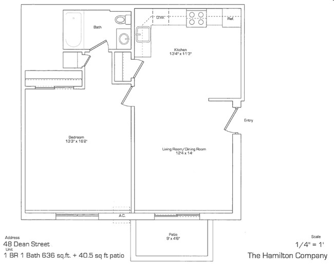 1BR/1BA - Stonebridge Apartments