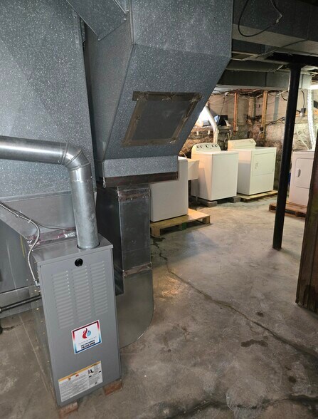 Dryer for lower rental unit to far right - 414 Taunton Pl