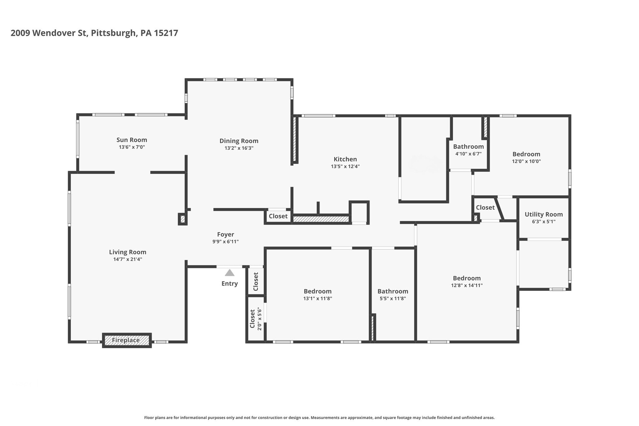 Floor Plan - 2009 Wendover St