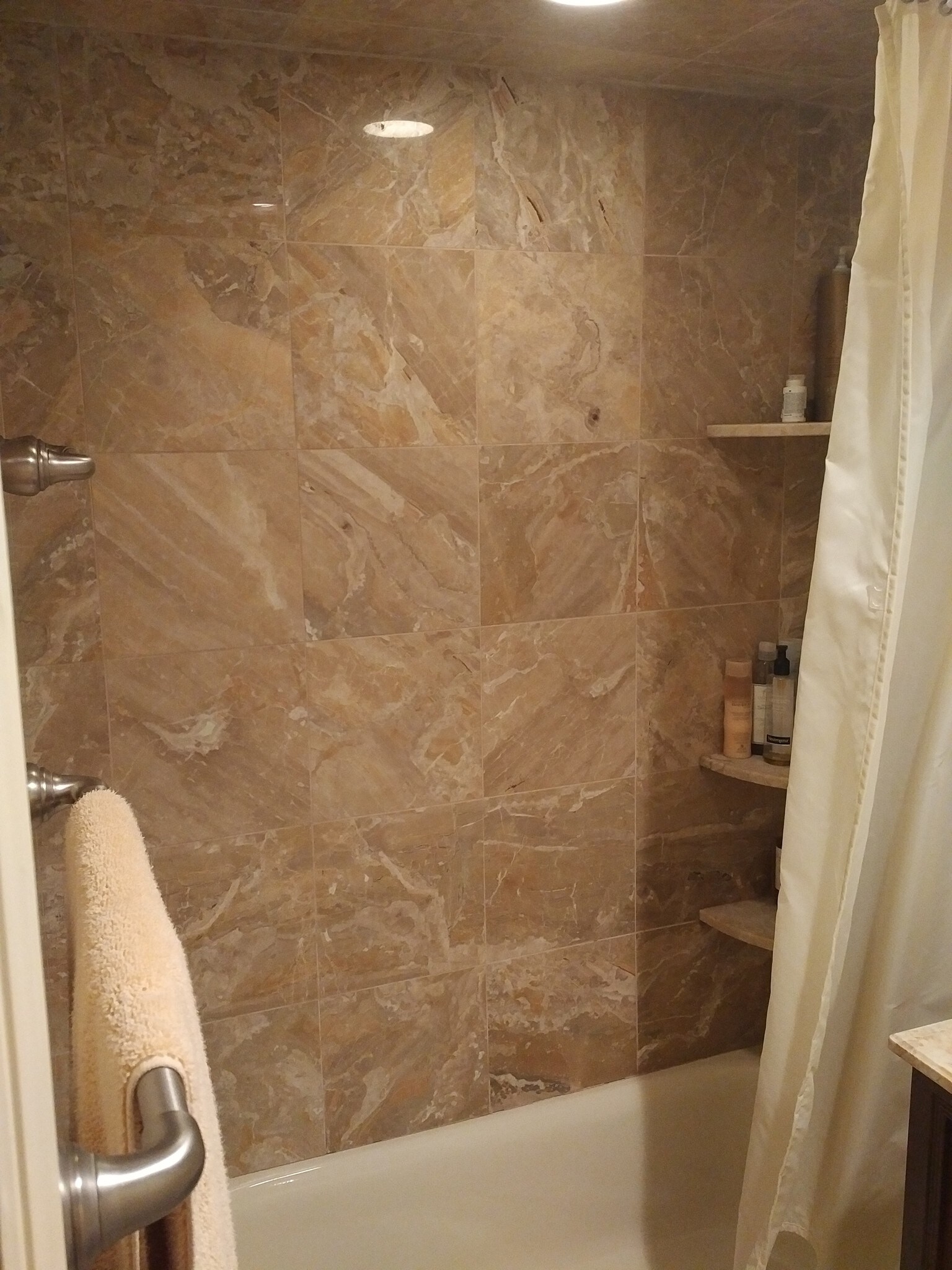 shower - marble - 6 Whittier Pl