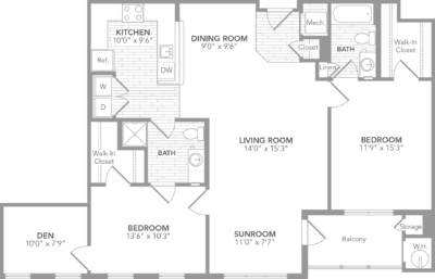 Floorplan - The Elms at Clarksburg Village Encore