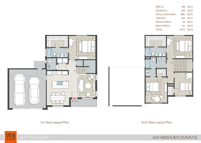 Floorplan - Bay Colony West