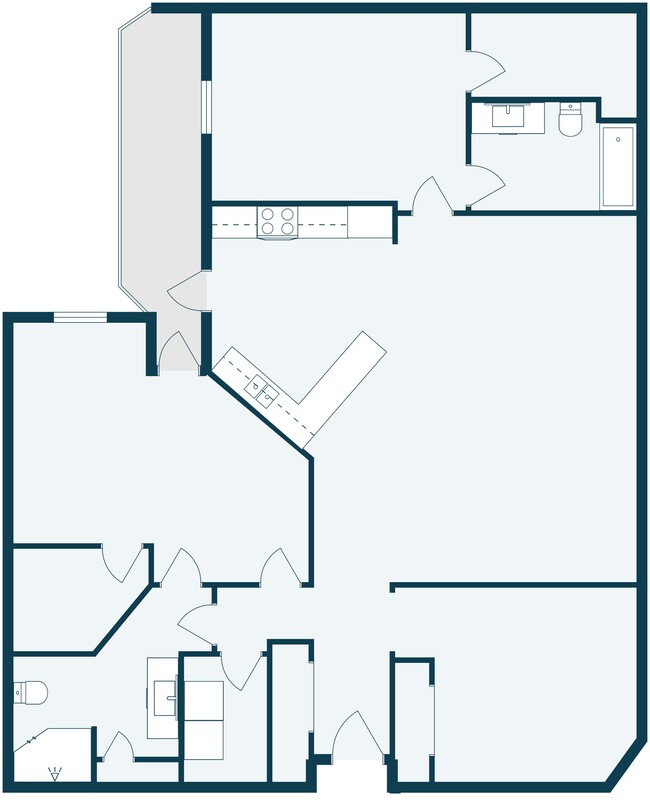 Floorplan - Diamond Bend Apartments