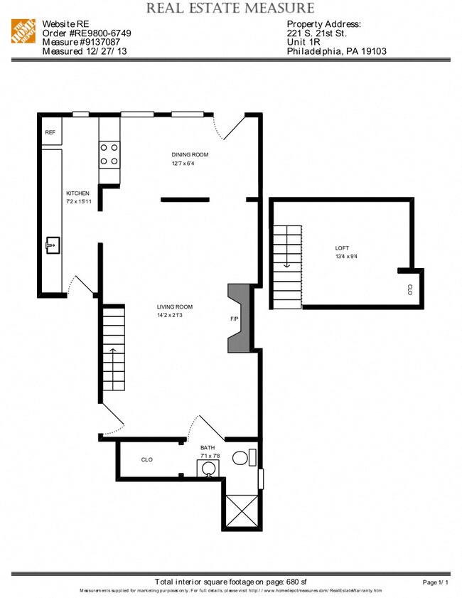 Floorplan - 226 South 21st St