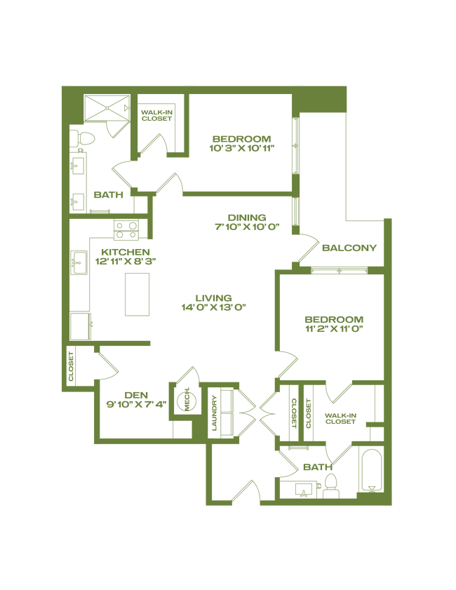 Floorplan - Artifact NoDa