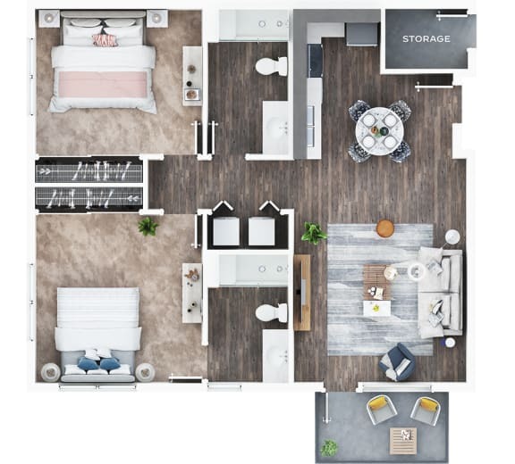 Floorplan - Edison Apartments