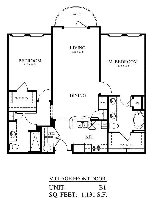 Floorplan - Colleyville Lofts