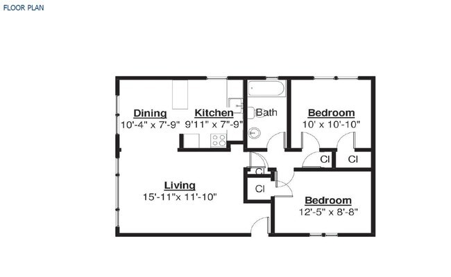 Floorplan - Redwood Manor Apartments