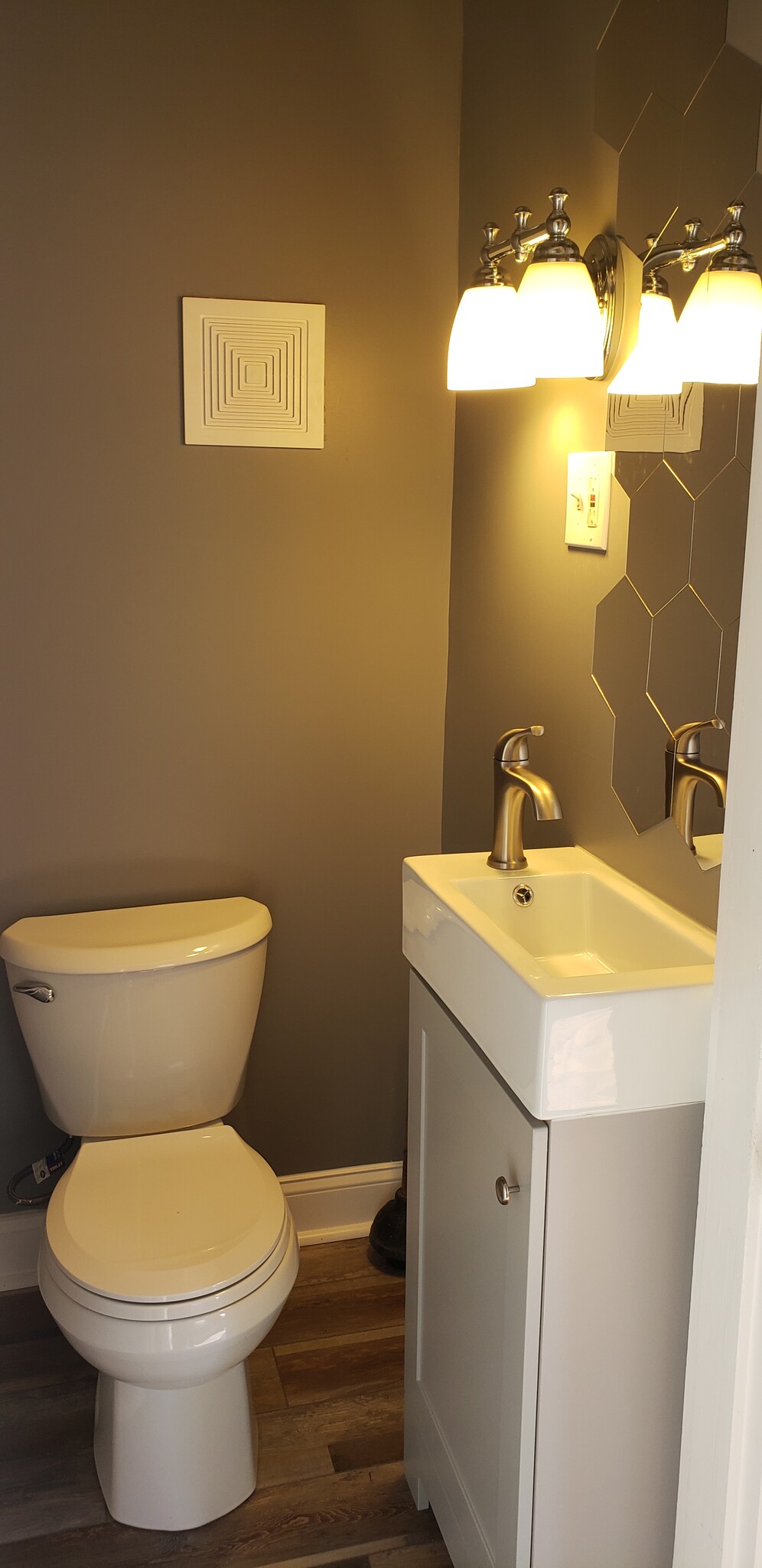 ½ bathroom on first floor - 910 Spring Garden St