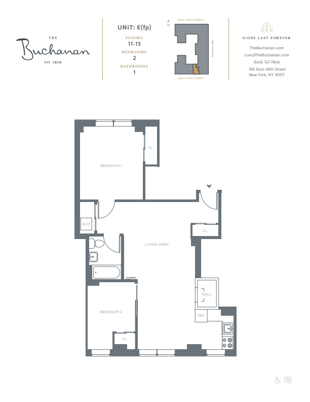 Floorplan - The Buchanan