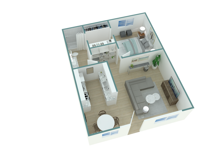 Floorplan - Terre at 1050 Peach