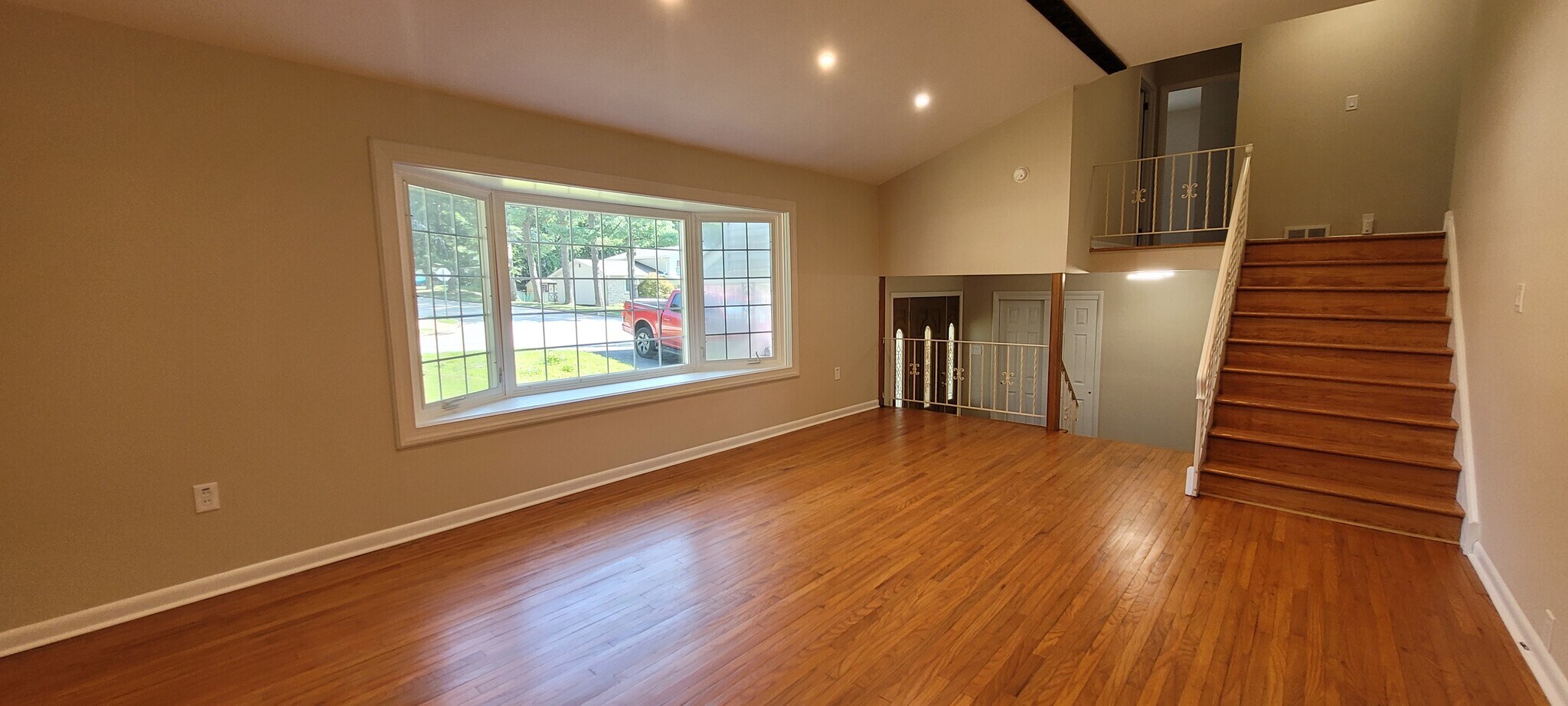 Living Room to Bay Window and Foyer - 270 Riverview Rd