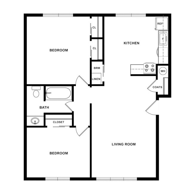 Floorplan - Arbor Place Apartments