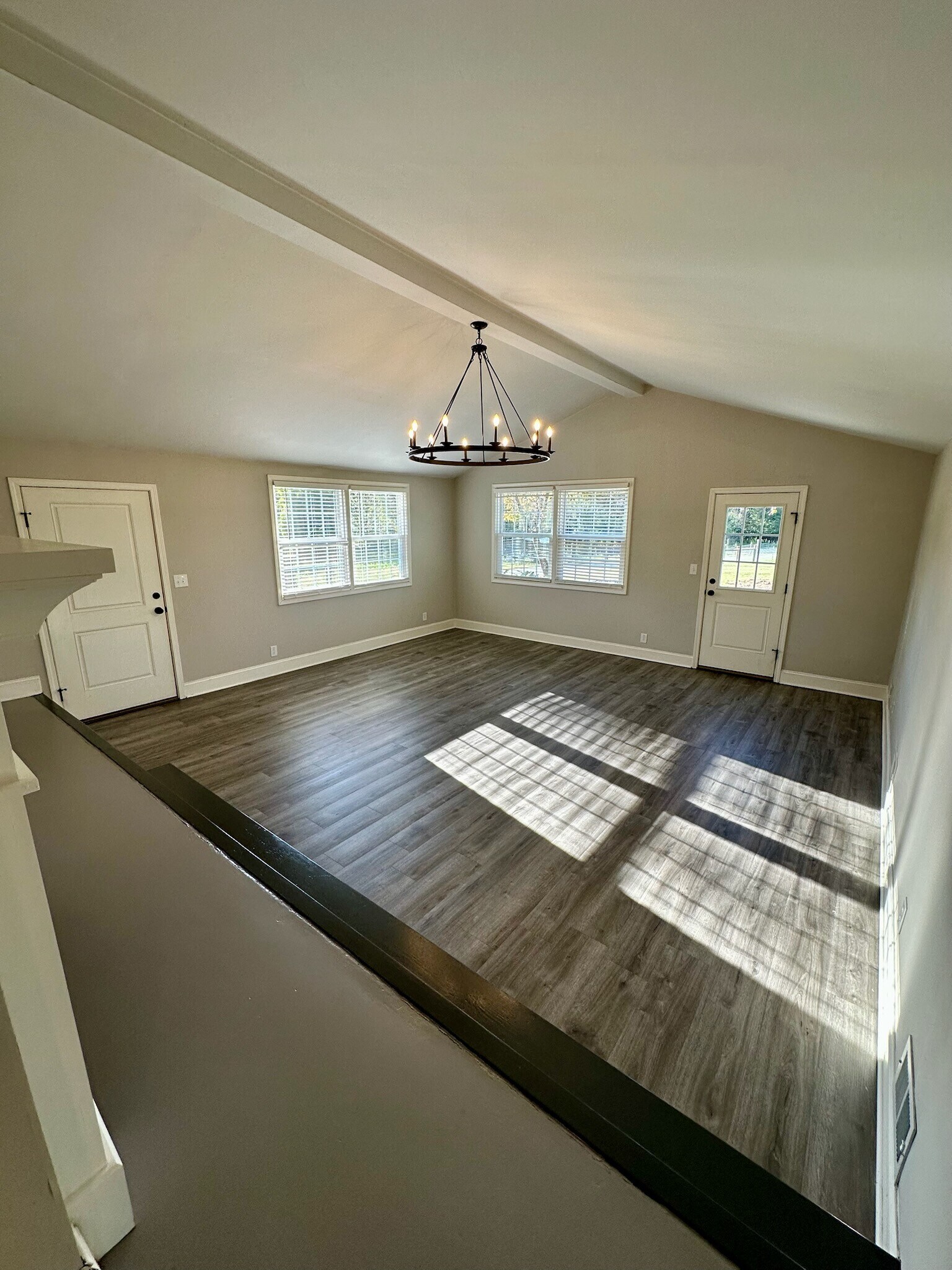 Recent Update: New flooring color near fireplace - 250 Bailey Mill Rd