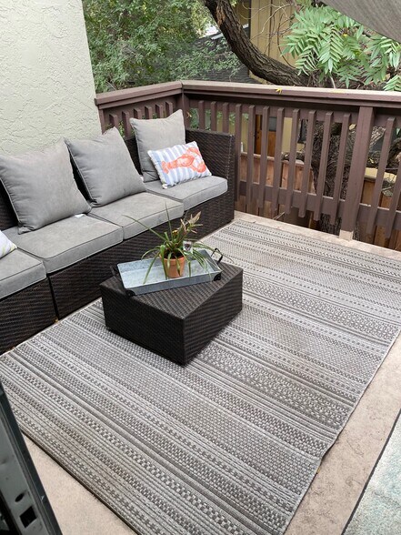 Picture a furnished balcony to primary bedroom (to show scale) - 228 Madrone St