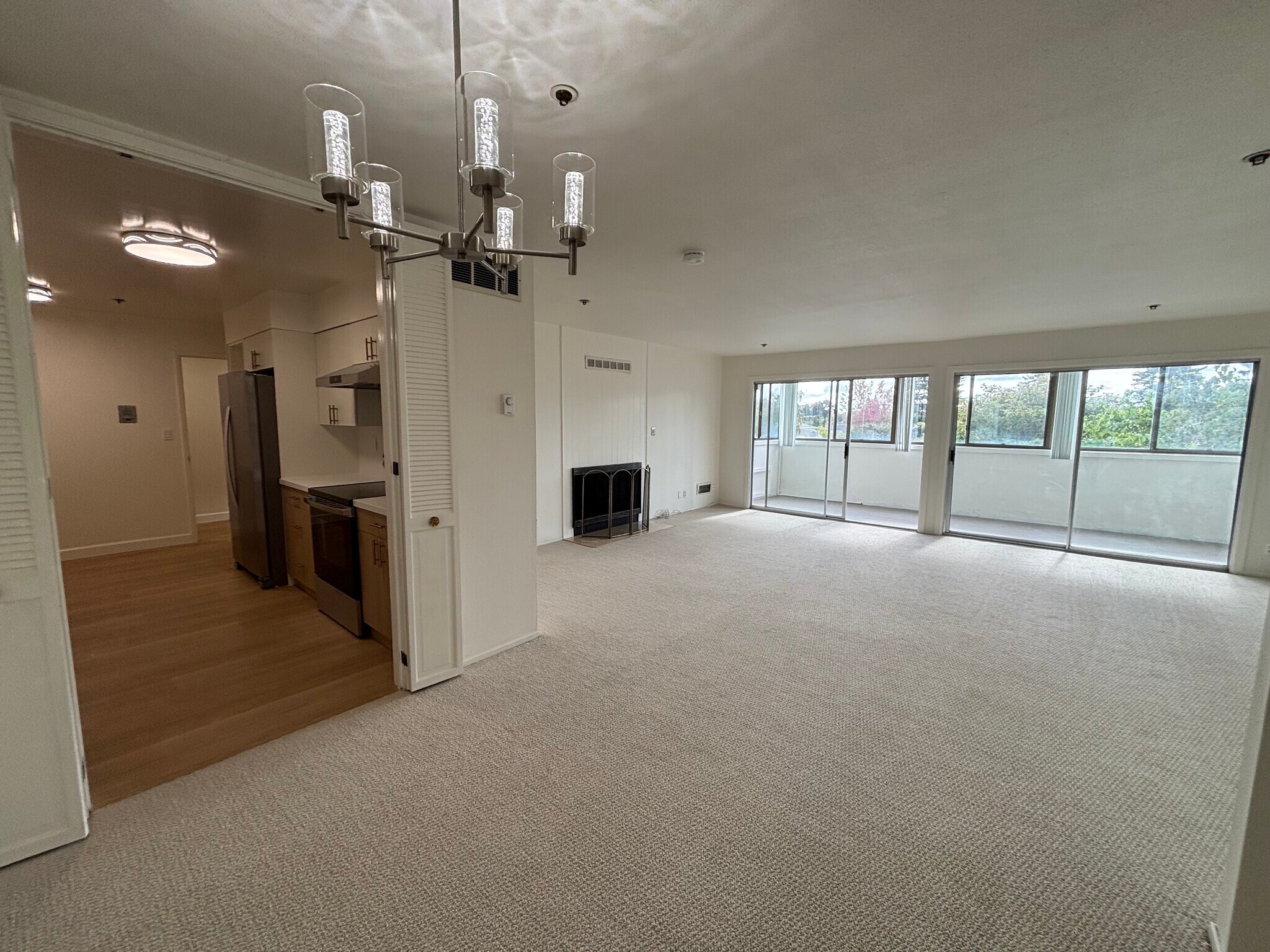 Dining nook and living room - 230 W 5th Ave