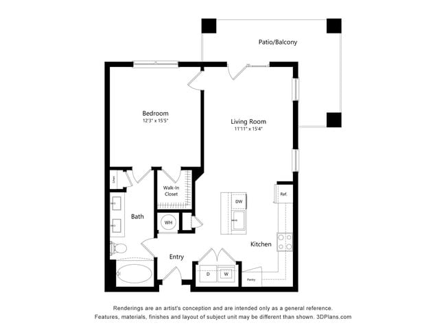 Floorplan - Meridian at Rogers Branch