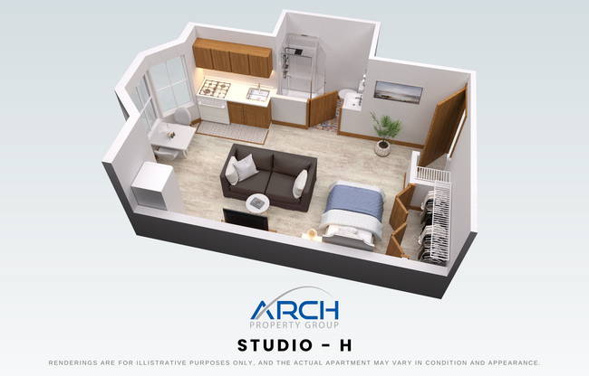 115-H-Floor Plan - 115 East Gilman