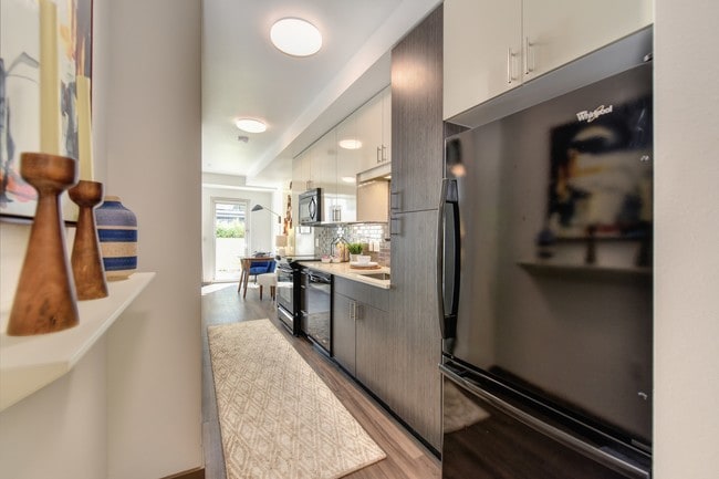 Kitchen Alley - Rivet Apartments