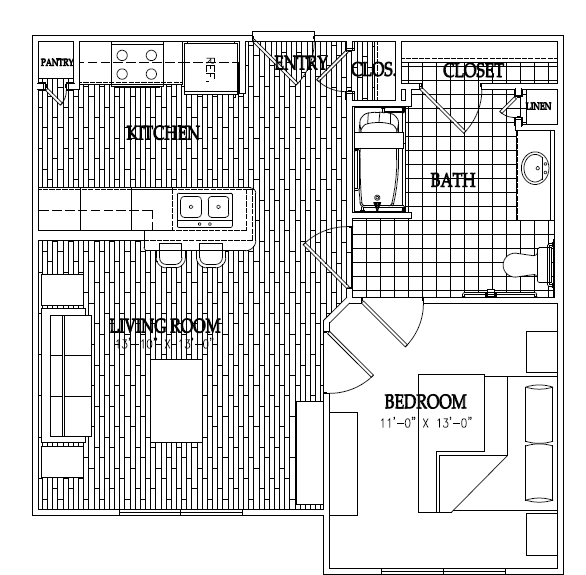 1BR/1BA - Fairway Manor Senior Living