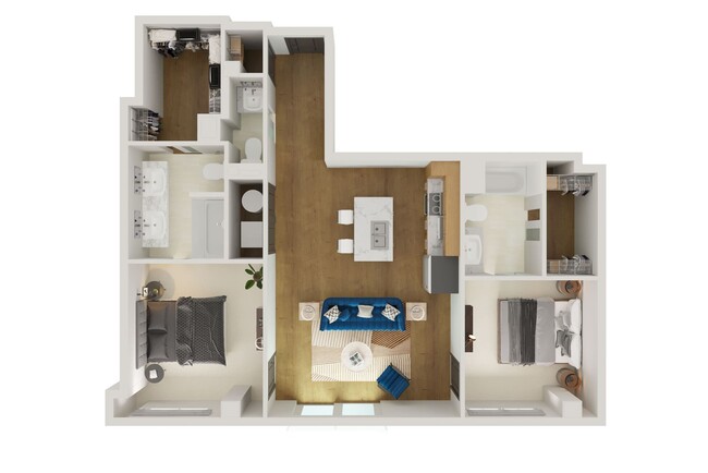 Floorplan - Overlook at RiverPlace