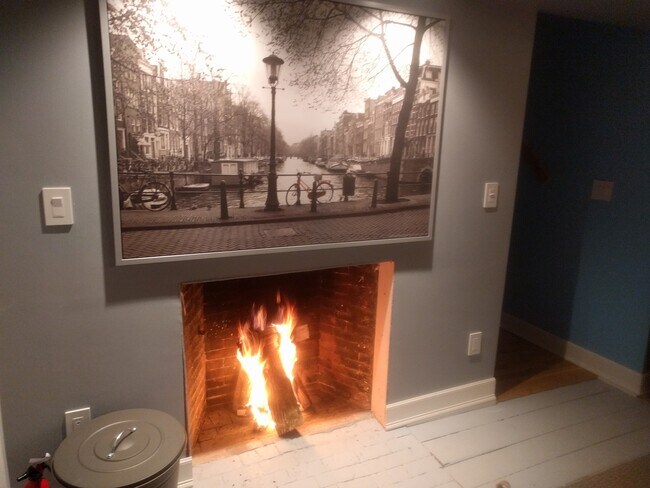 Working Fireplace - 150 Bridgham St