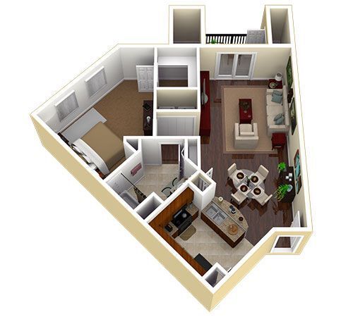 Floorplan - Triana Apartments