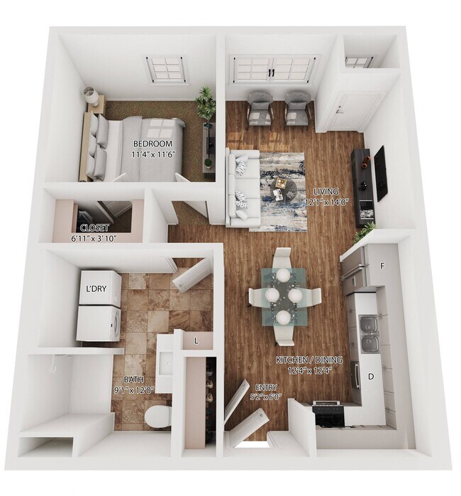 Floorplan - Oxboro Heights - 55+