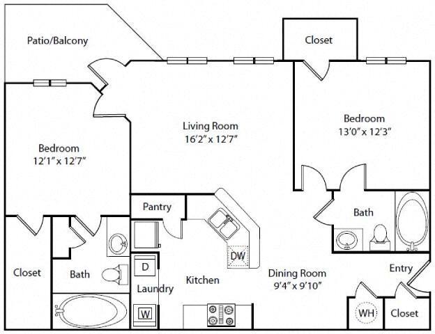 Floorplan - The Villas at Shadow Creek