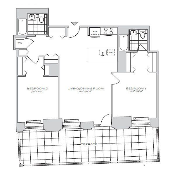 Floorplan - 70 Pine Apartments